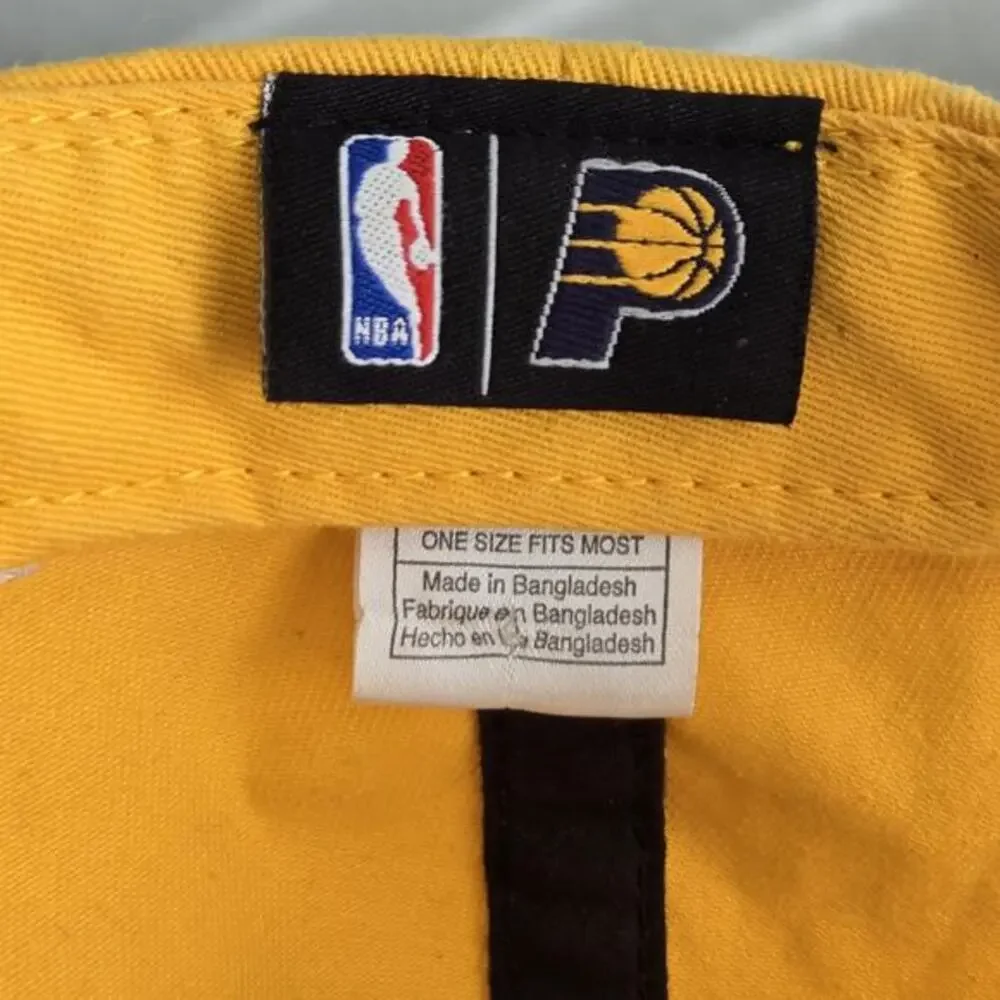 Indiana‎ Pacers NBA Adidas Yellow Baseball Youth Cap Hat Snapback OSFA